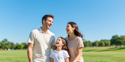 Diverse group of smiling people from different backgrounds standing together in front of a lush green landscape, symbolizing hope and unity for a better future.